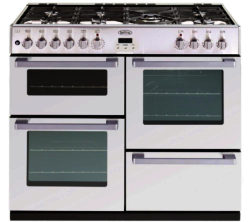 BELLING DB4 100DF Dual Fuel Range Cooker - White